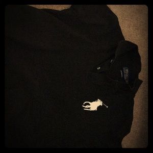 Black polo size xl